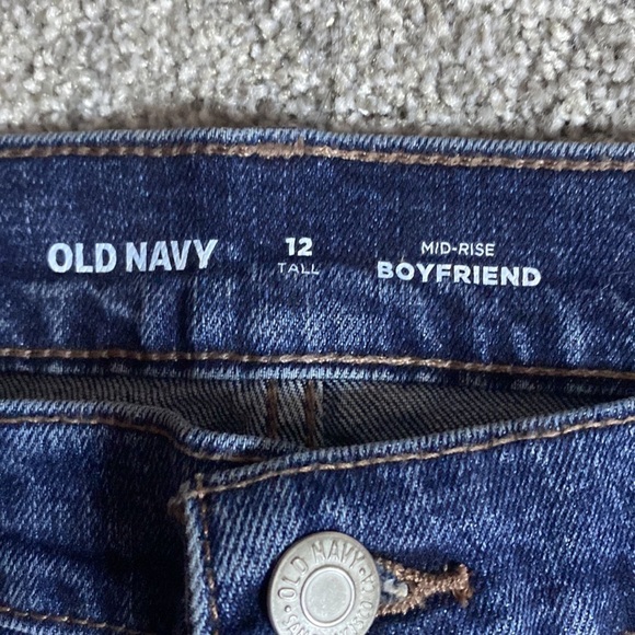 Old Navy Women’s Mid-Rise Boyfriend Jeans sz 12T NWT - Picture 4 of 7